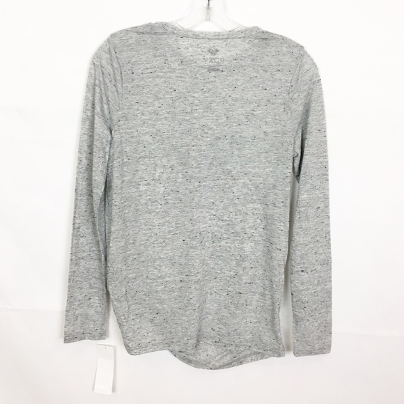 New Roxy Ray Of Sun Knotted Long Sleeve Tee Small - Picture 3 of 8